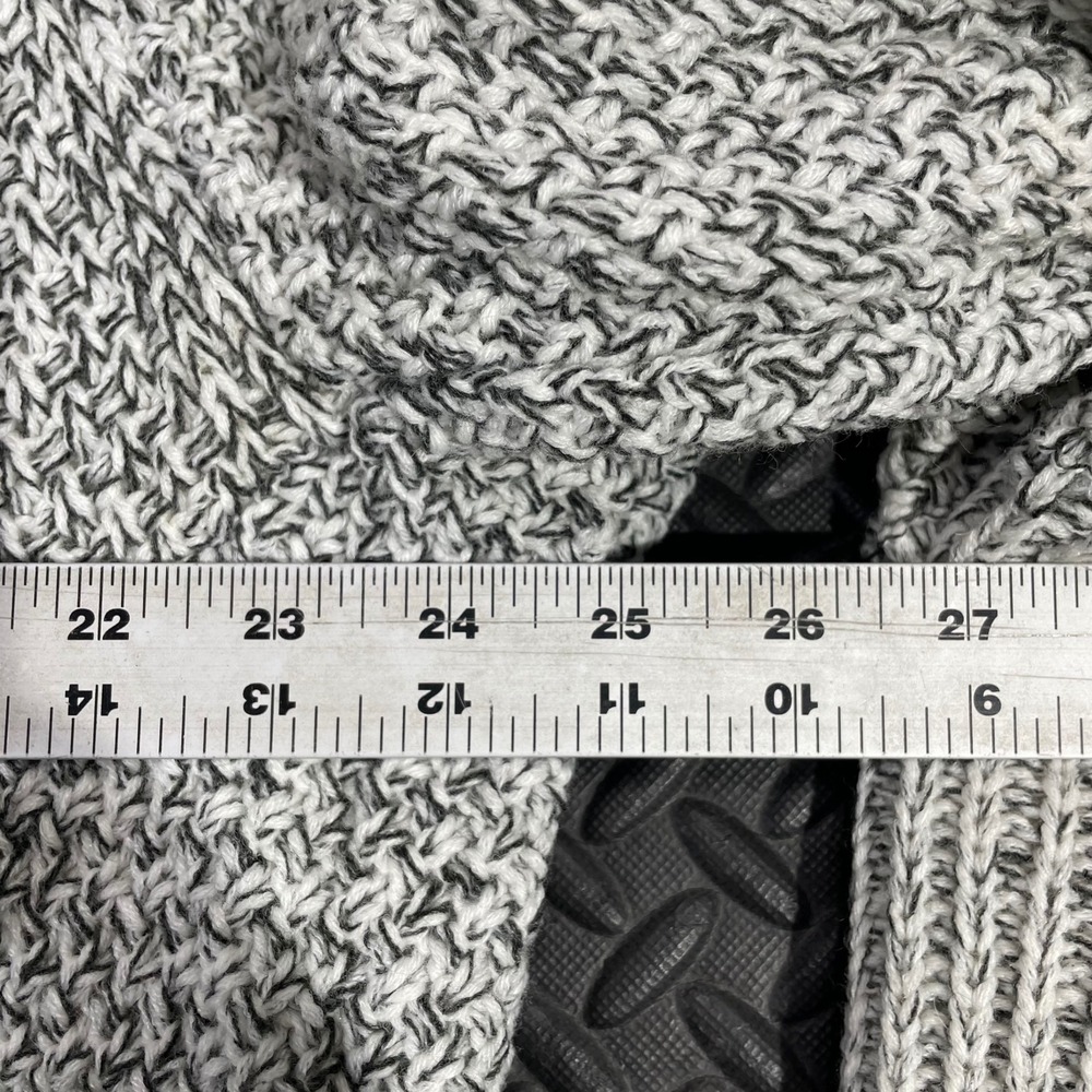 New J.J. Basics‎ Gray Knitted Cardigan Sweater 100% Acrylics Women's Size Small - Picture 6 of 8